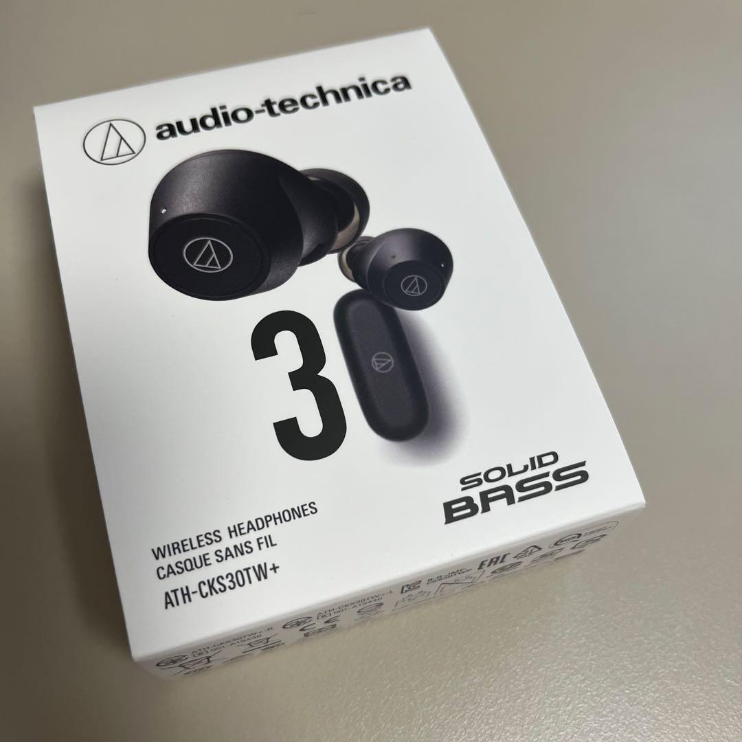 新品　audio-technica ATH-CKS30TW+ ワイヤレスイヤホン