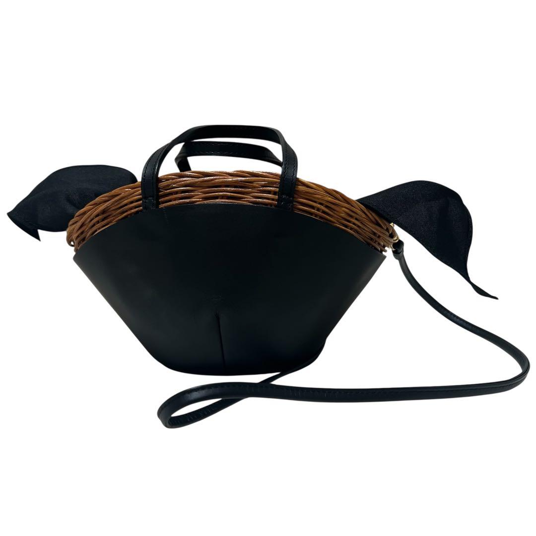 【美品】The Bagmati バグマティ　レザー　カゴバッグ　ブラック