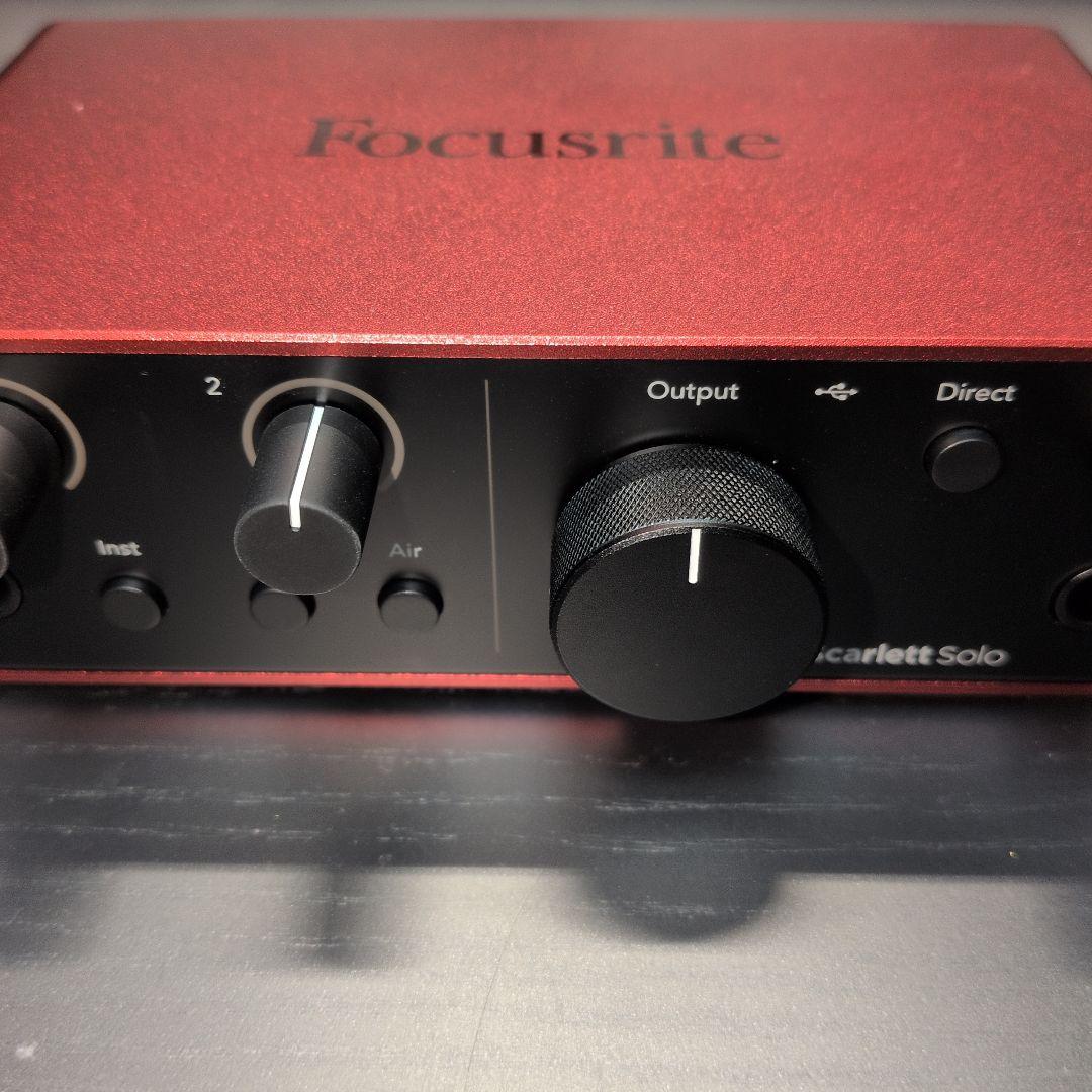 【極美品】Focusrite Scarlett Solo (Gen4)
