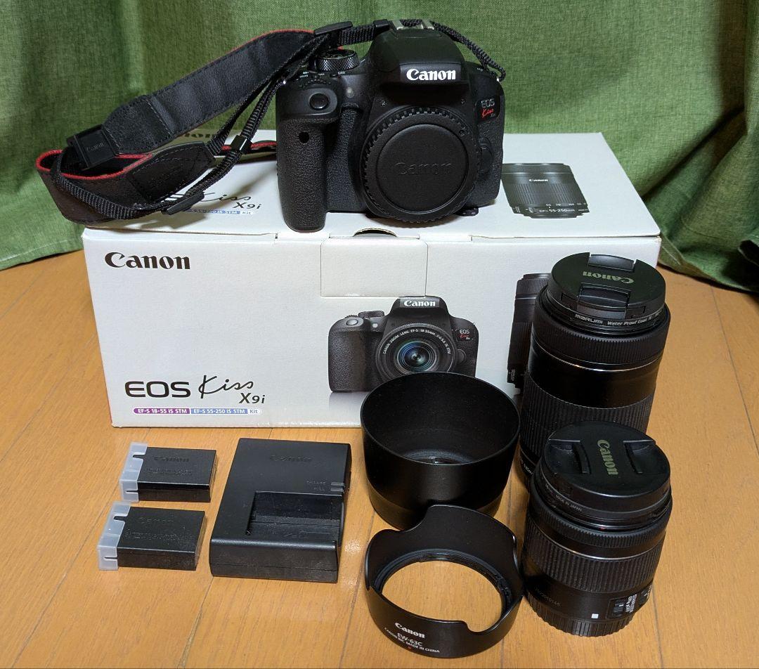 Canon EOS Kiss X9i デジタル一眼レフカメラ　カバン等セット