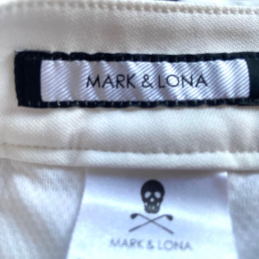 【美品】MARK&LONA マークアンドロナ　サイドロゴ　ゴルフスカート 40