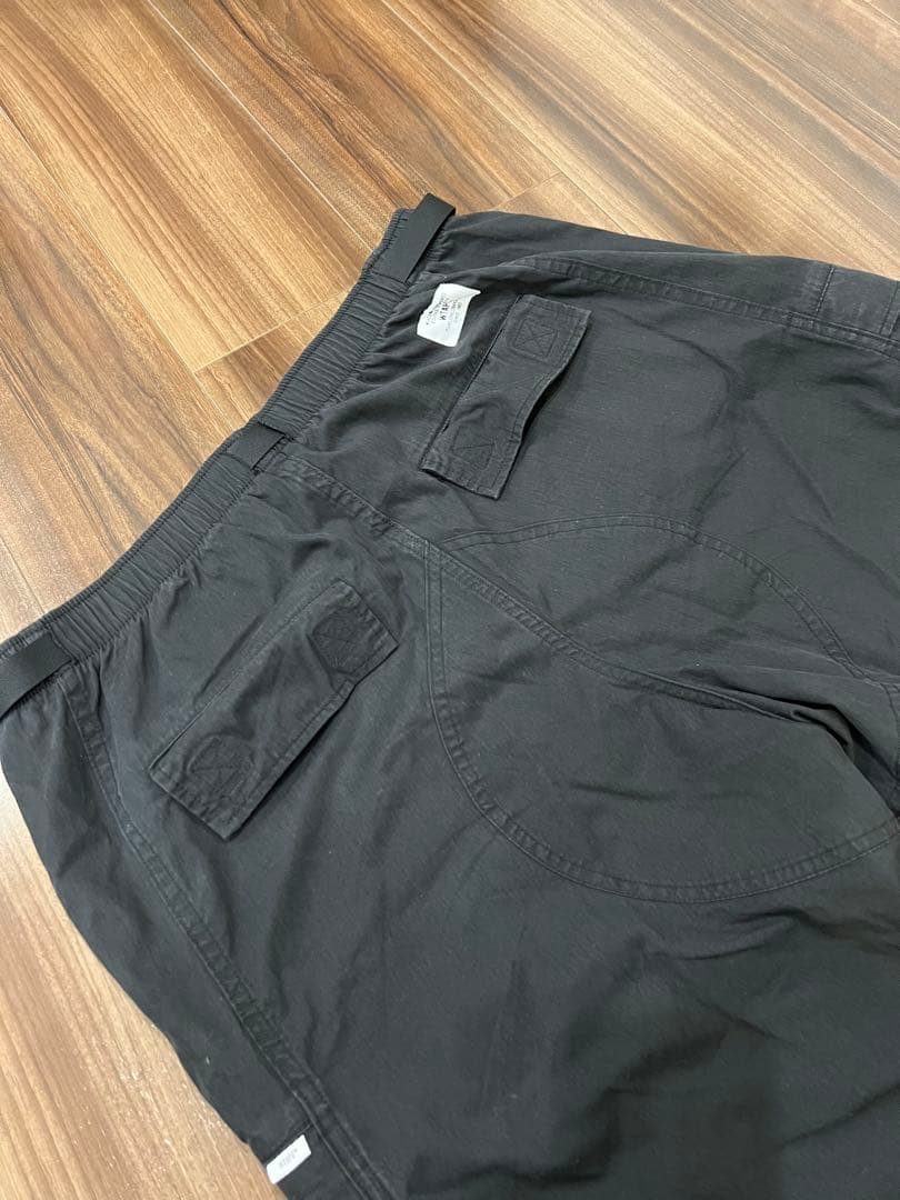 h*a様 WTAPS TRACKS TROUSERS ブラック 03 ダブルタッ