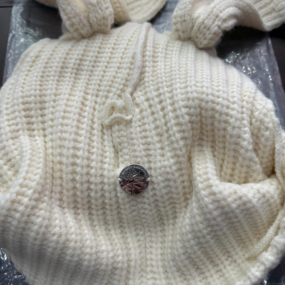 CHARLES JEFFREY LOVERBOY クリーム ニット帽