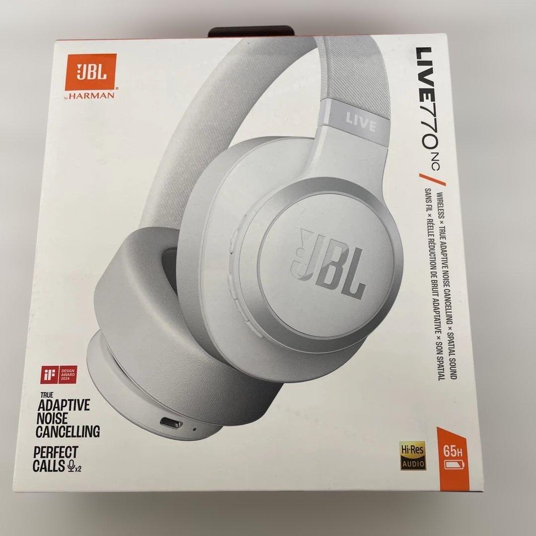 12195 JBL LIVE 770NC オーバーイヤーヘッドホン　ホワイト