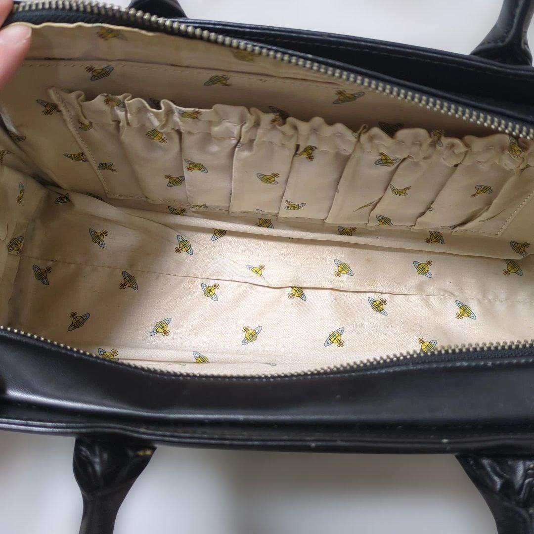 ヴィヴィアン Vivienne Westwood レザー ハンドバッグ 廃盤品