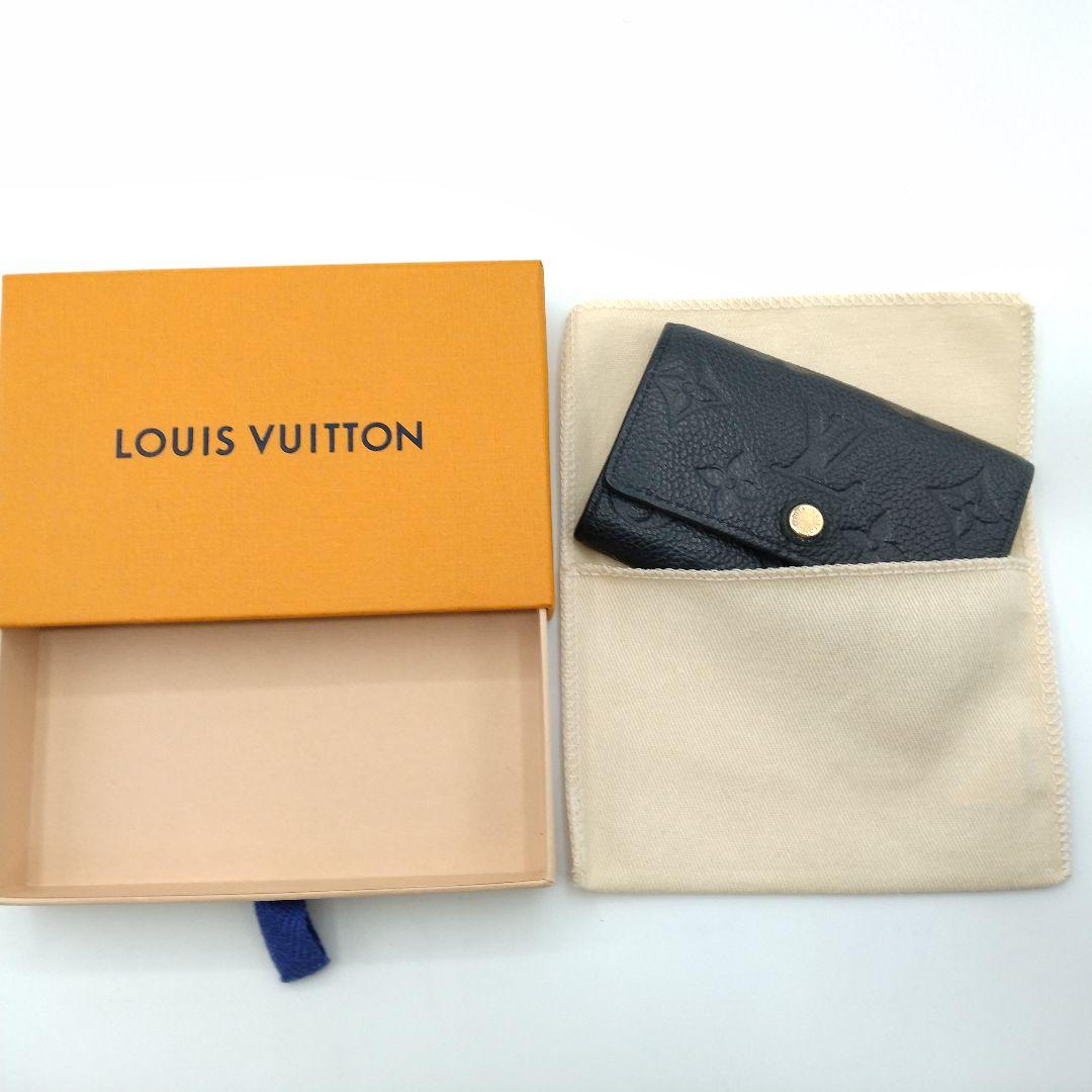 ルイヴィトン モノグラム アンプラント ミュルティクレ 6 キーケース　黒