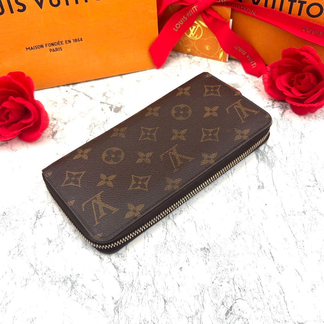 【極美品】 ルイヴィトン モノグラム ローズバレリーヌ ジッピーウォレット