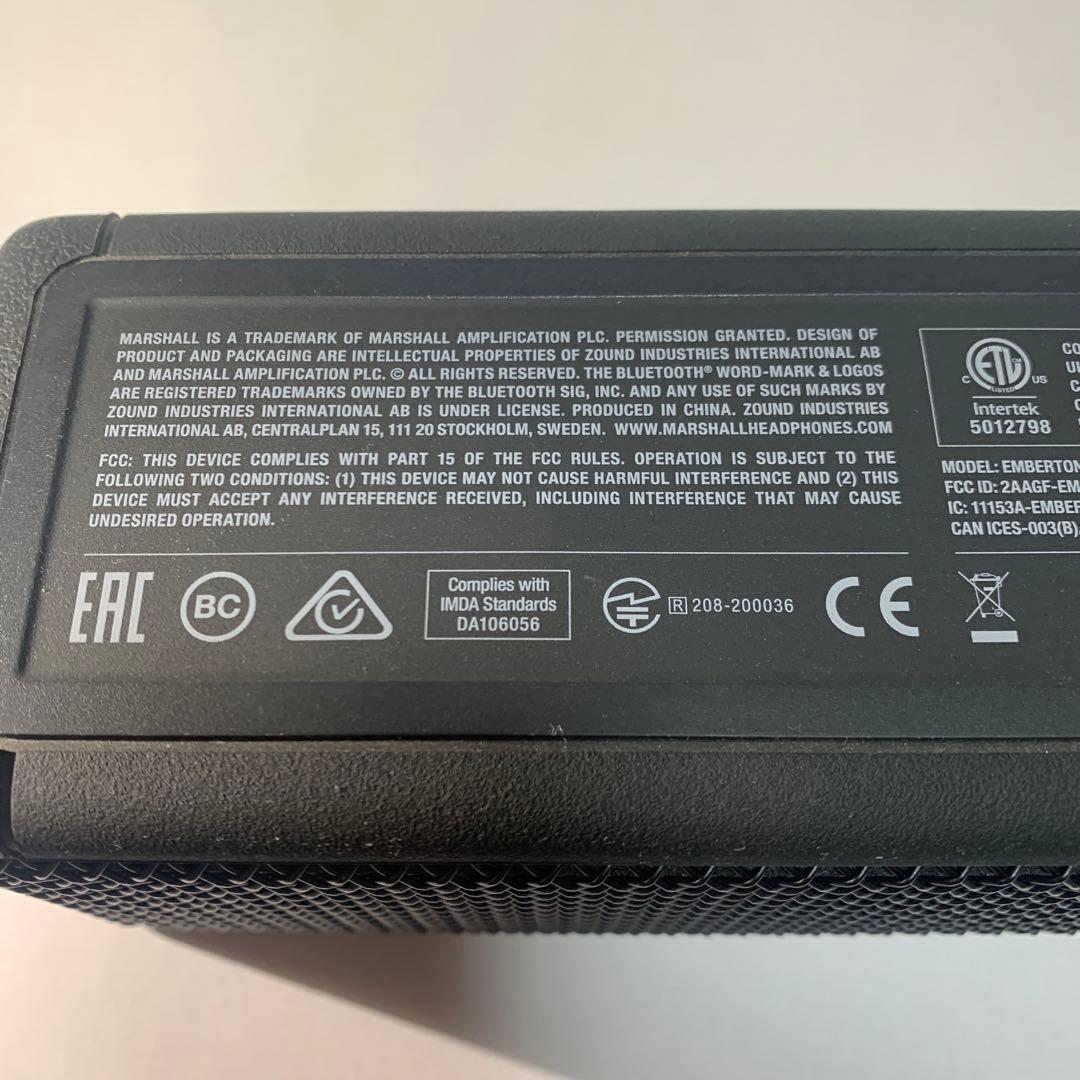 Marshall EMBERTON　ワイヤレス スピーカー Bluetooth✨️