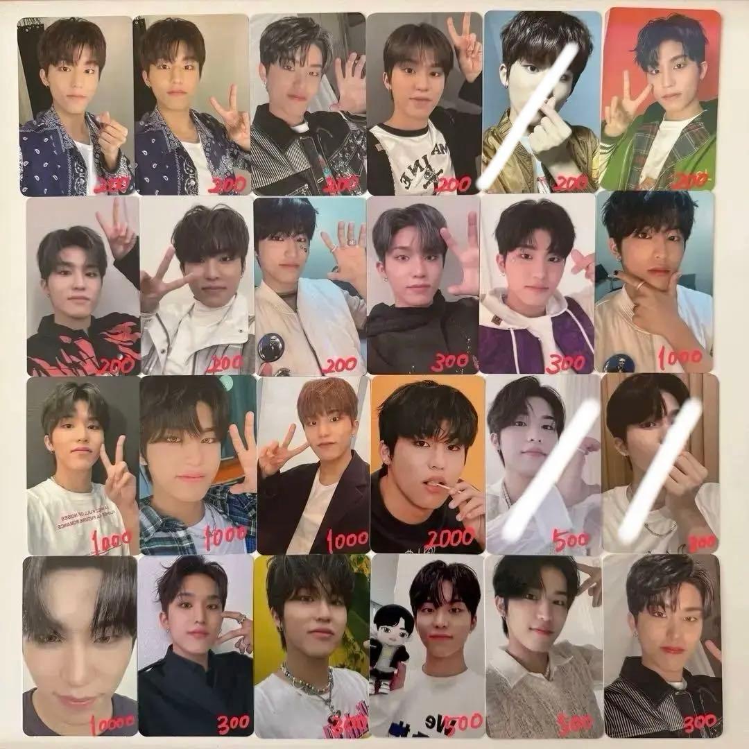 treasure ジョンウ　トレカ　ポラロイド　缶バッチ　ステッカー　特典