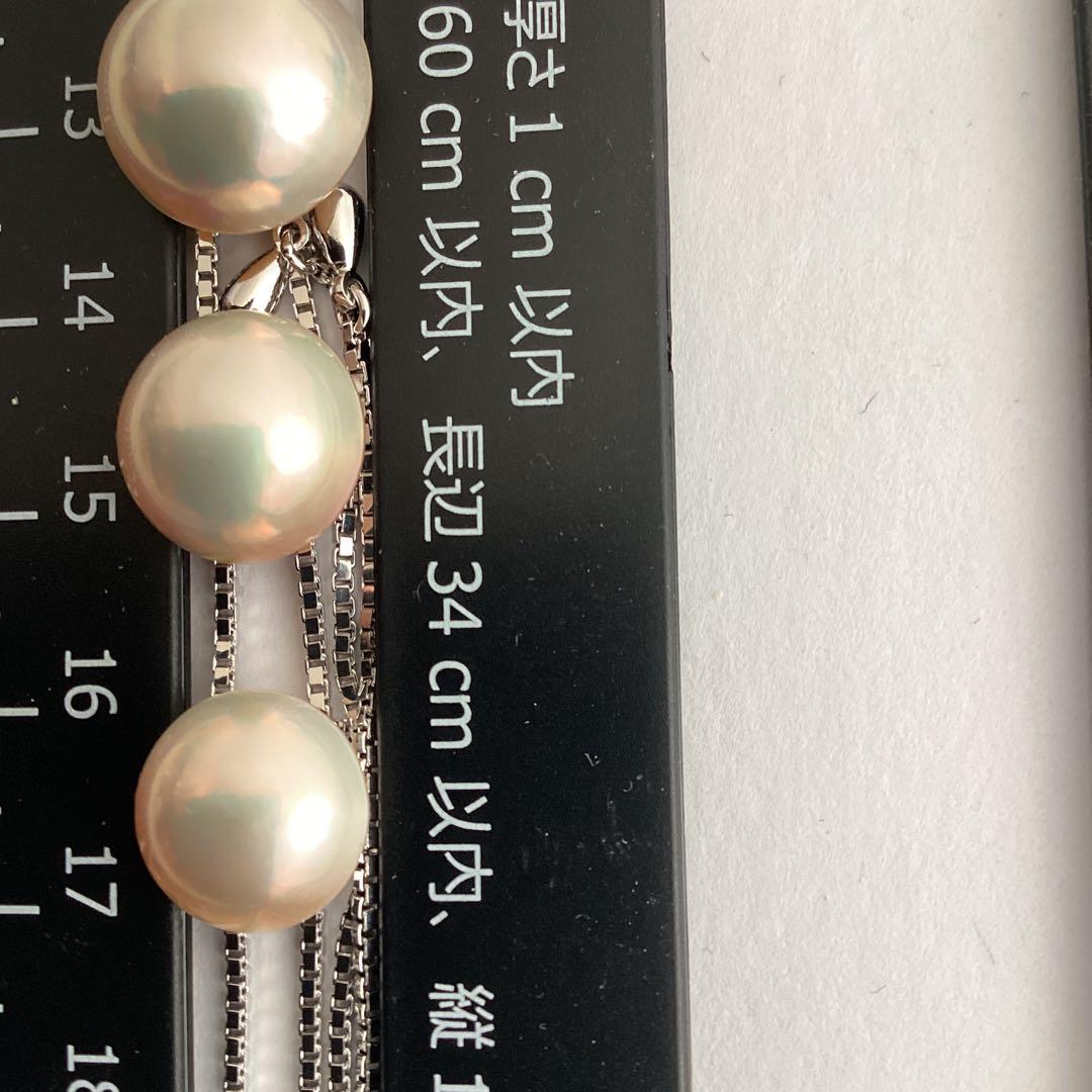 田崎真珠　マベパール　スライドネックレス　シルバー製