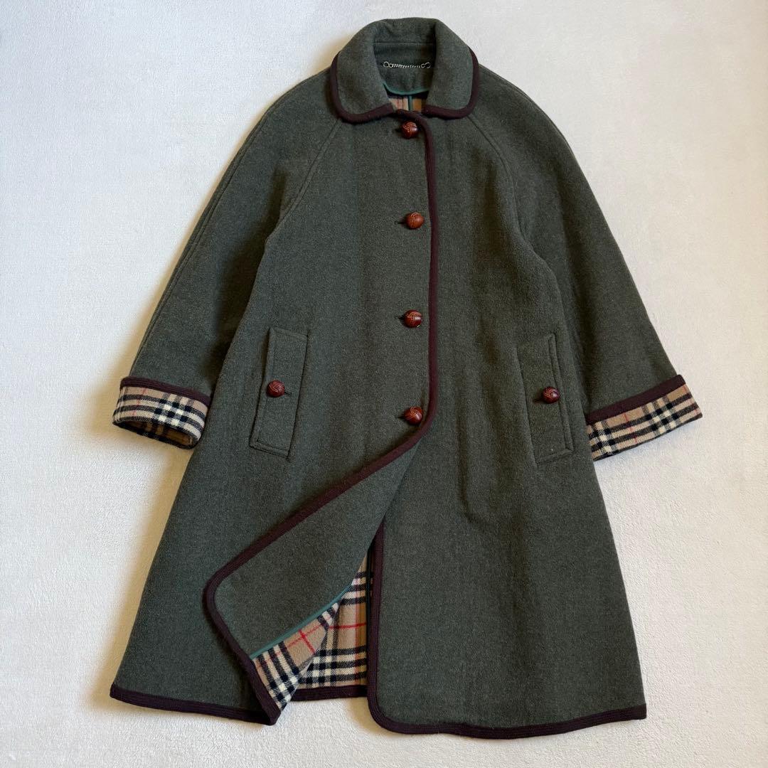 Burberrys ステンカラーコート 栗釦 ビンテージ