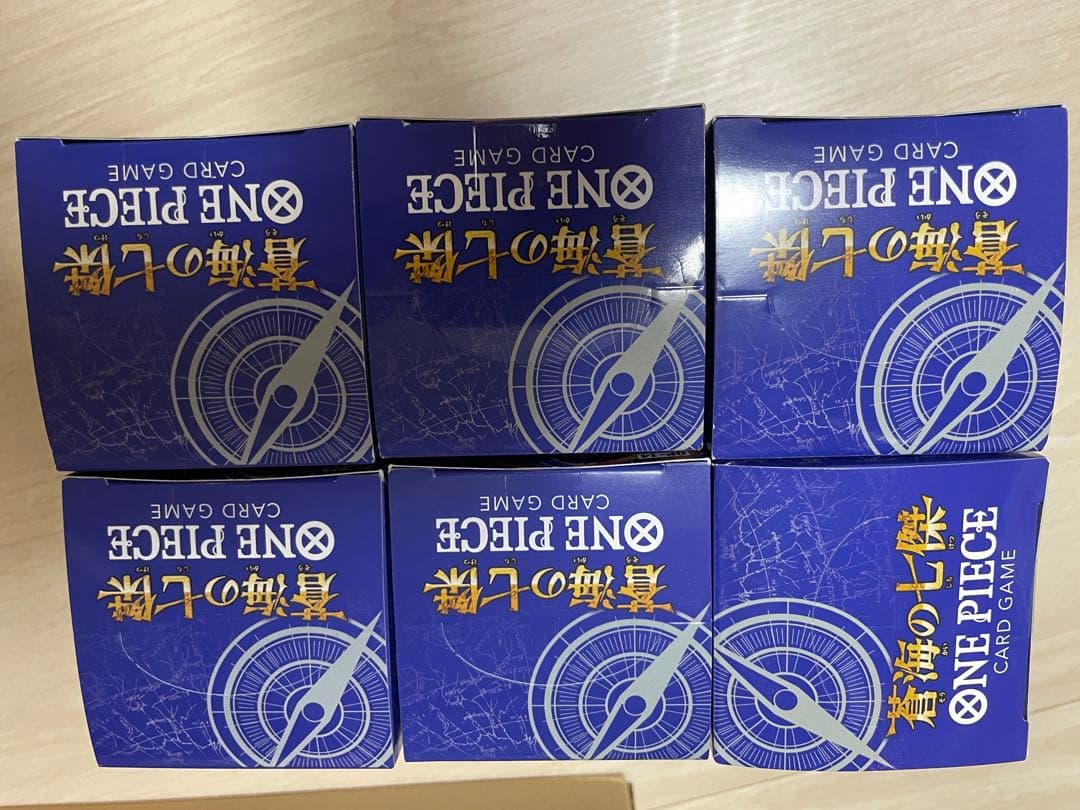 ONE PIECE CARD GAME 蒼海の七傑　6BOX テープ付き