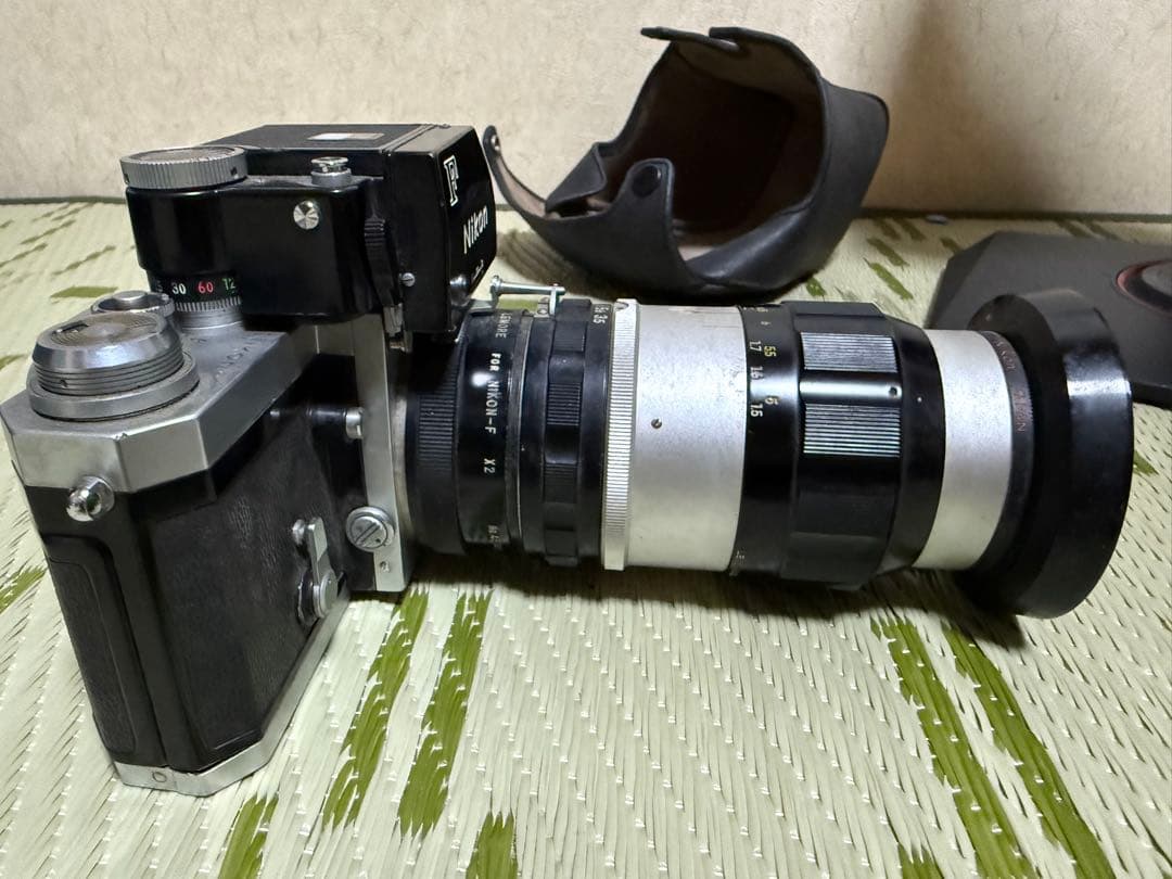 Nikon F 一眼レフカメラ Mikron 135mmレンズ