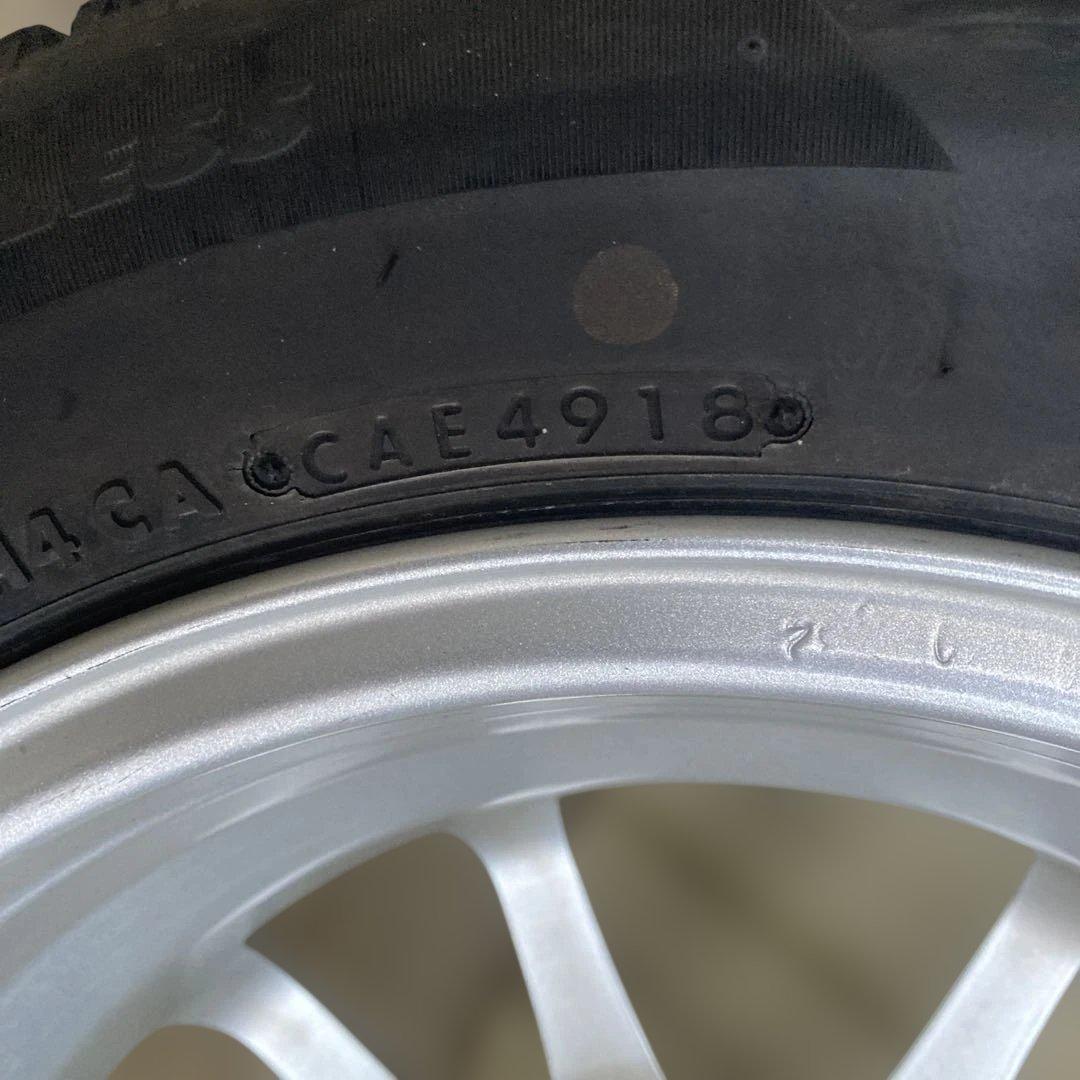 ブリザックBlizzakVRX2スタッドレスタイヤ15インチアルミホイールセット