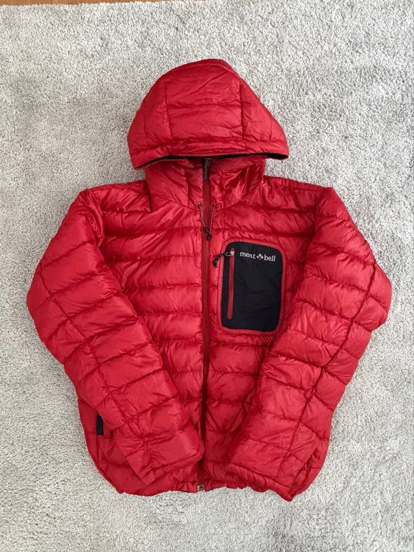 モンベル/コロラドパーカ/リバーシブル/ダウンジャケット/フード/アウトドア