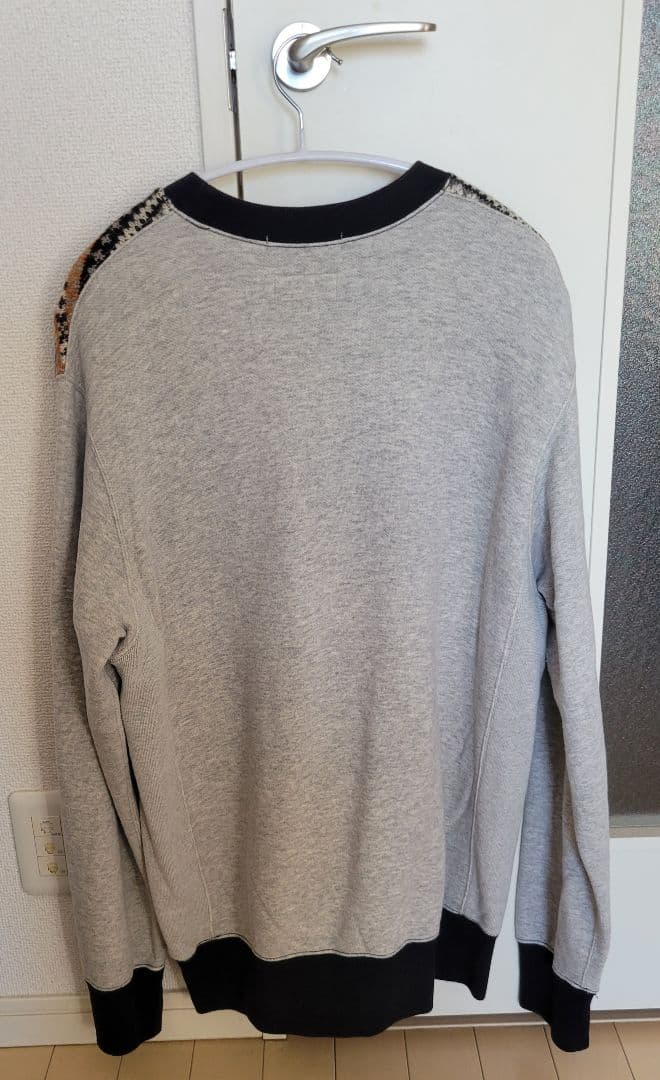 COMME des GARÇONS 幾何学模様 Vネックセーター