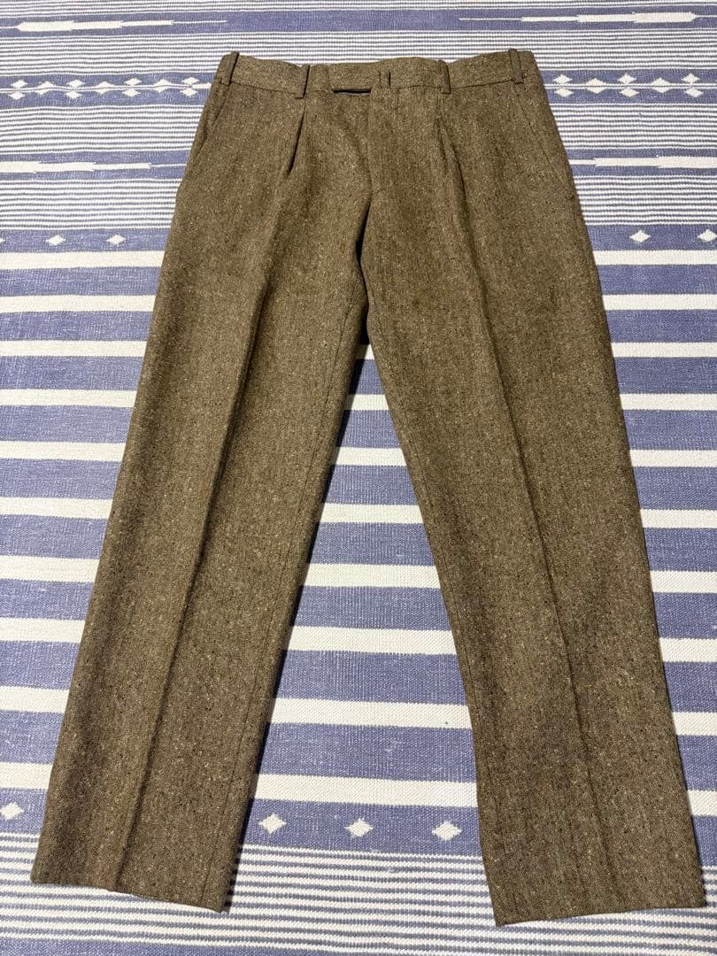 美品SHIPS Bernard Zins ウールスラックス パンツ 40サイズ