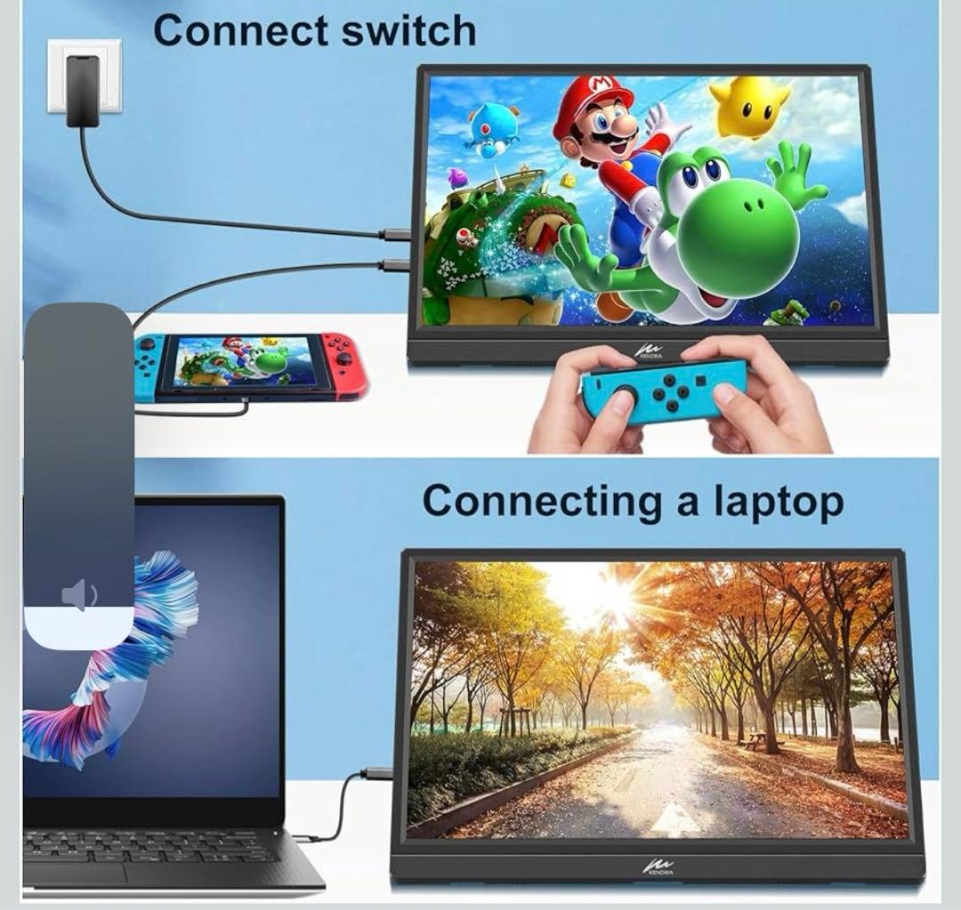 【新品未開封】モバイルモニター 16インチ Kenowa 1920x1200