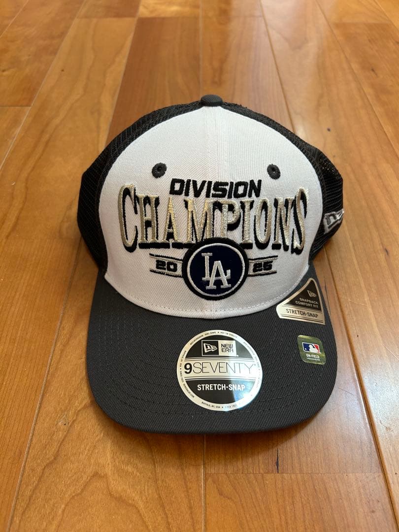 新品ドジャース2025西地区優勝 ニューエラ9SEVENTYキャップ