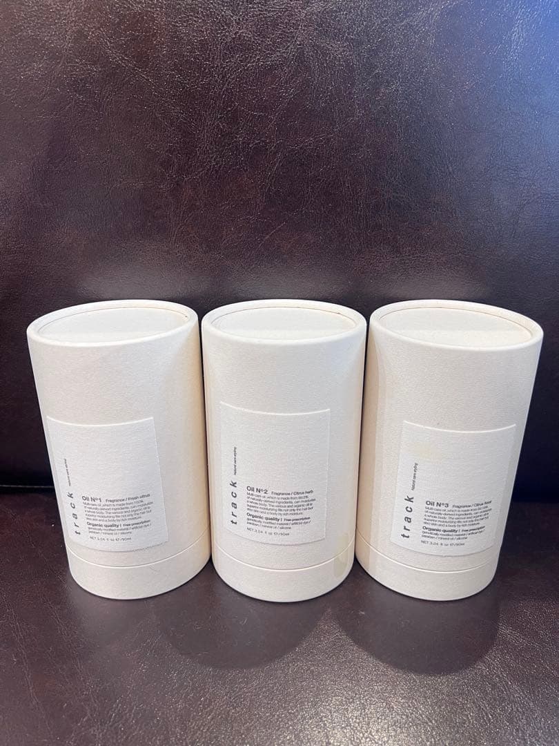 track オーガニックヘアオイルセット3本セット　単品購入可能