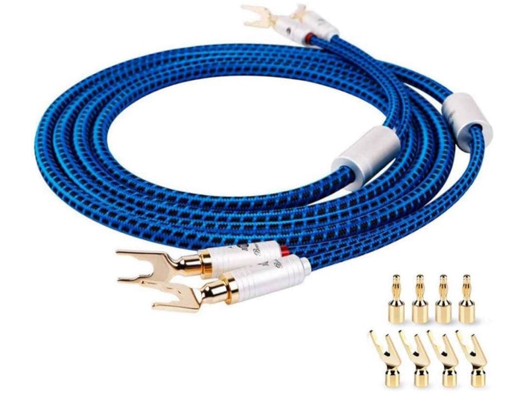 ドイツHi-Fi バナナプラグ/Yラグ端子/Yラグプラグスピーカーケーブル