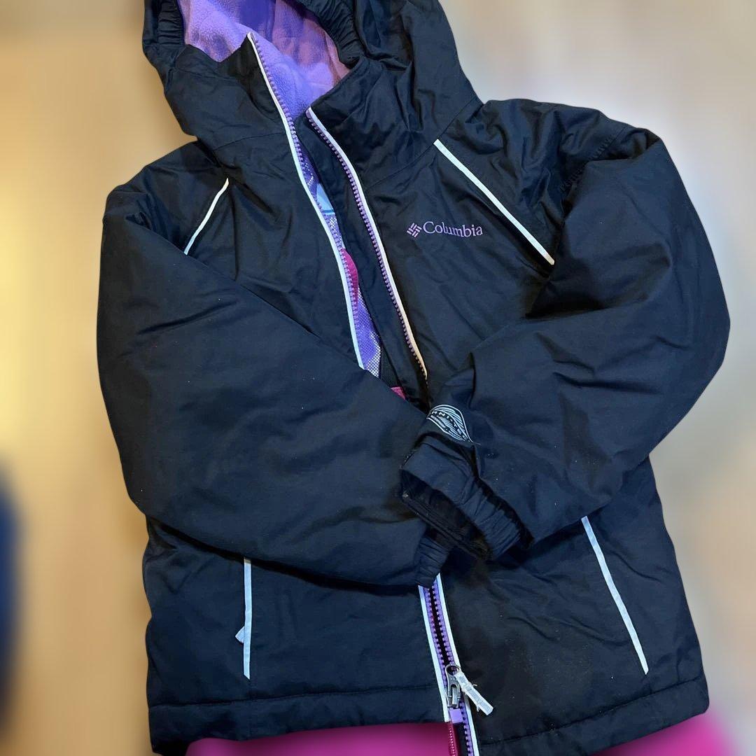 Columbia 子ども用スノーボードウェア XS 黒/ピンク