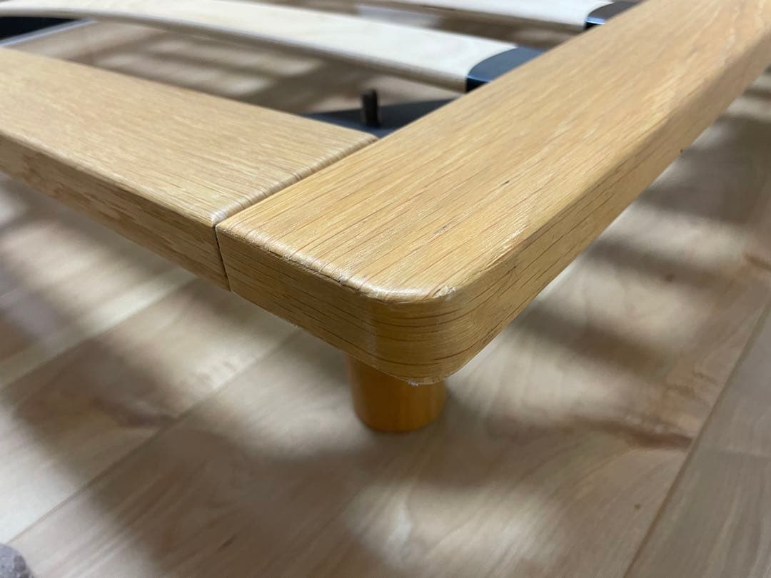 無印良品ベッドフレーム(オーク材) ダブル