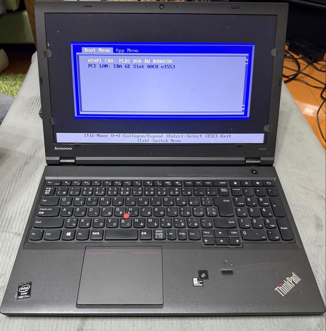 Lenovo ThinkPad 15.6インチ Intel W540 バルク品