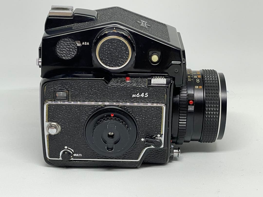 進さん専用　【ジャンク】MAMIYA M645SEKOR C 80mm巻き上げ