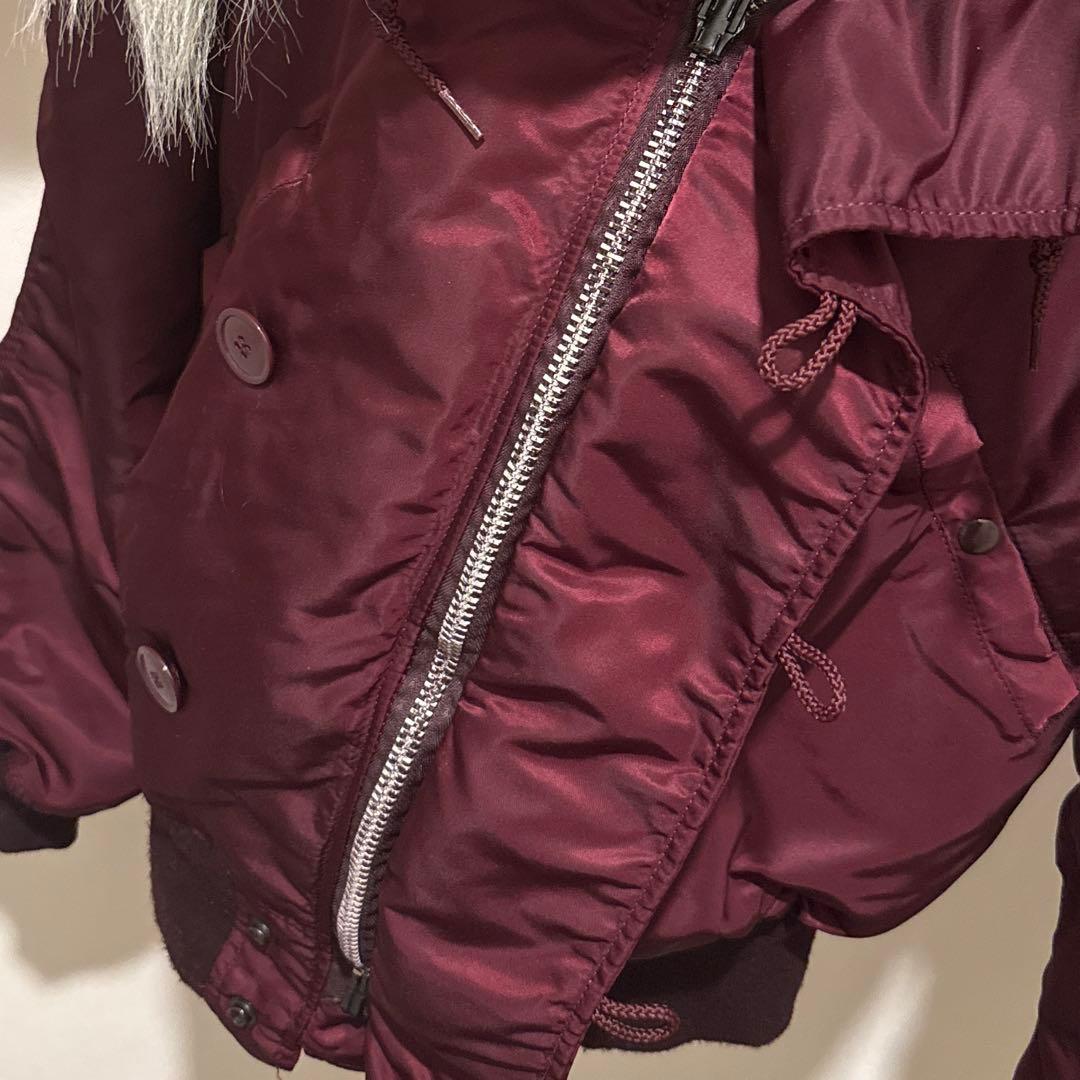 90's USA製 ALPHA INDUSTRIES N2B ボルドー