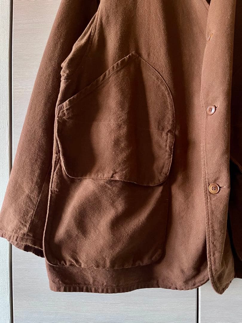 COMOLI コットン ダックス ハンティング ジャケット Z01-01015