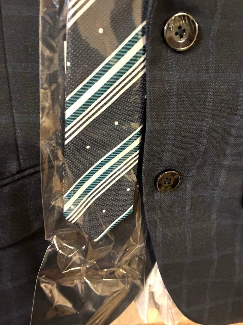 チェックhiromichi nakanoスーツセット 160 卒業式　男子　美品