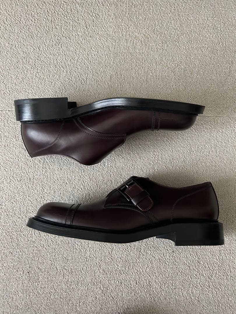 靴 prada archive square round toe shoes
