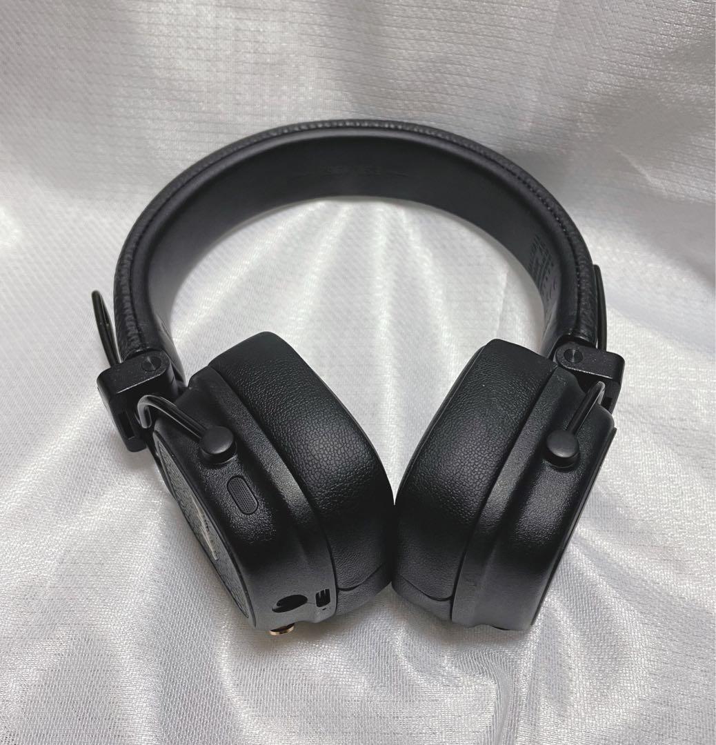 Marshall Major V ブラック ワイヤレスヘッドホン