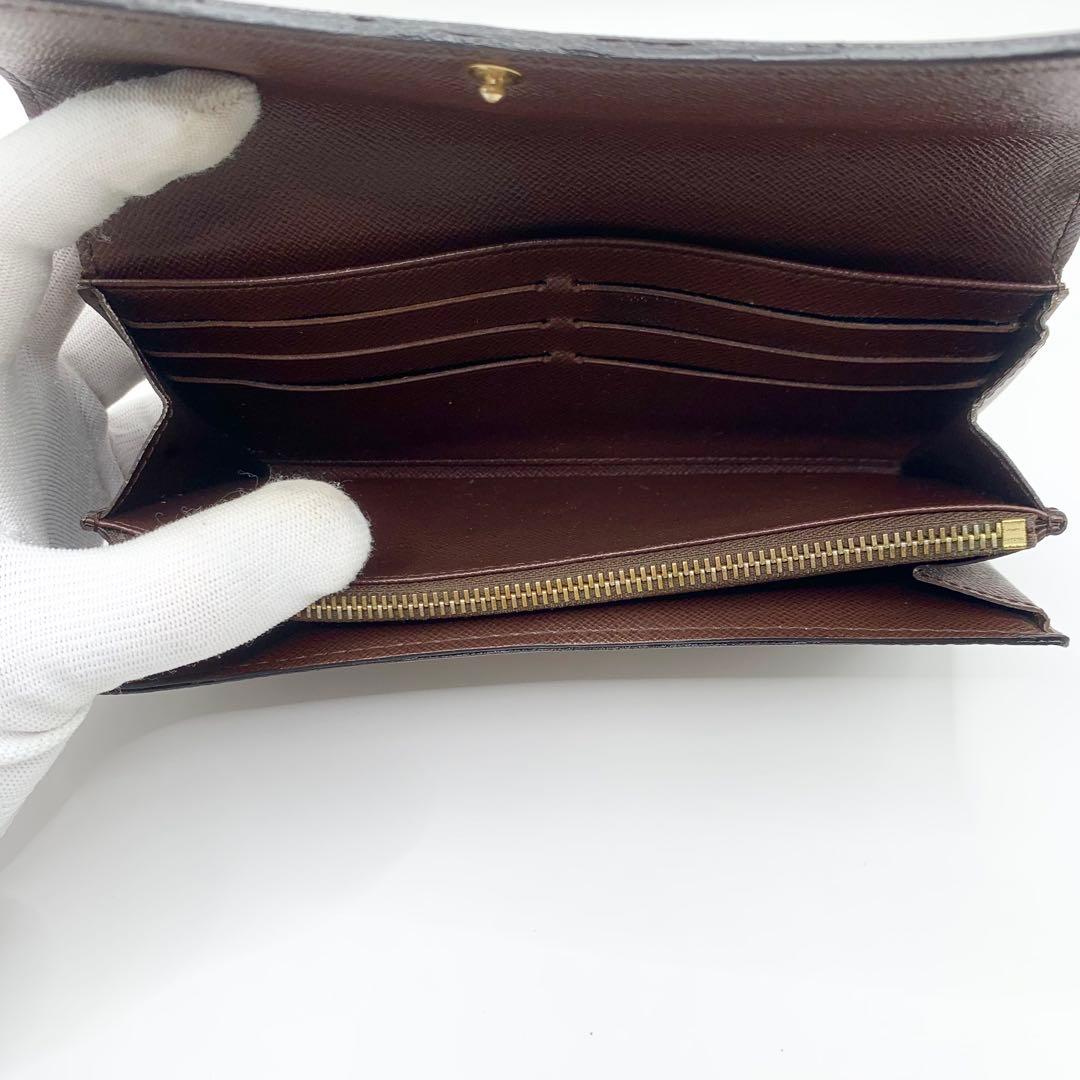 【極美品】ルイ・ヴィトン ダミエ サラ 長財布 N61734 K11