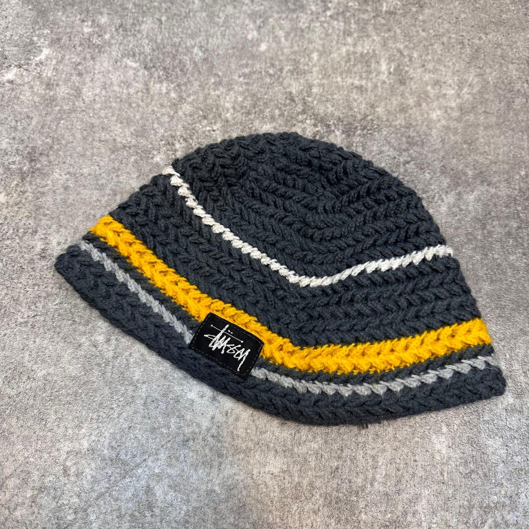 old stussy 90s ステューシー クロシェハット　ビーニー