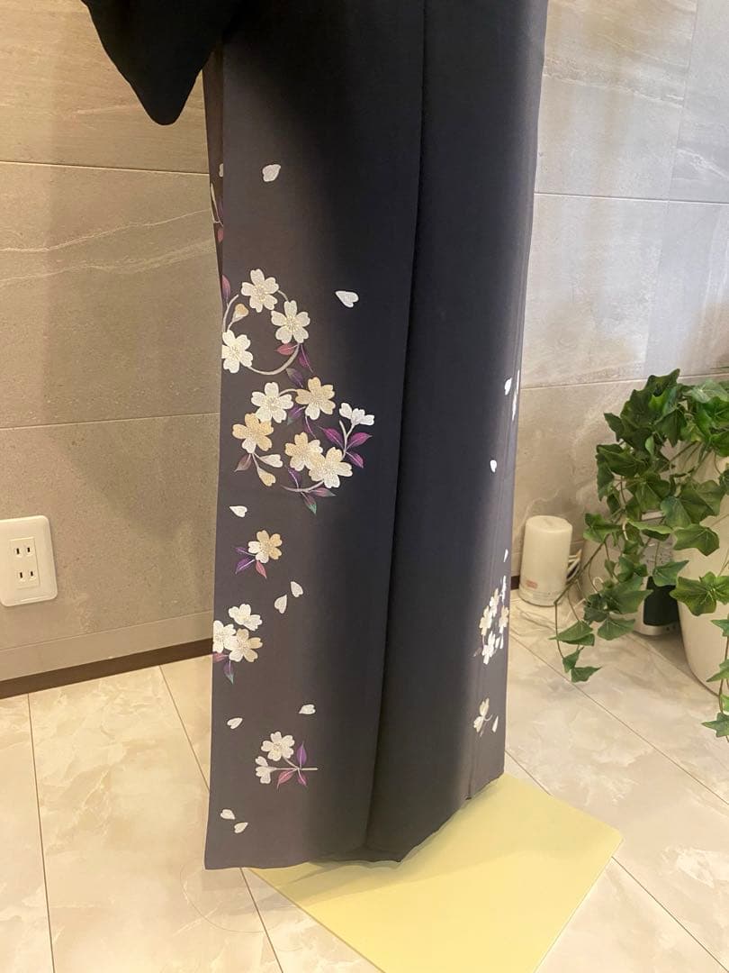 ほーさん　訪問着 月花桜模様　　未使用　袋帯セット