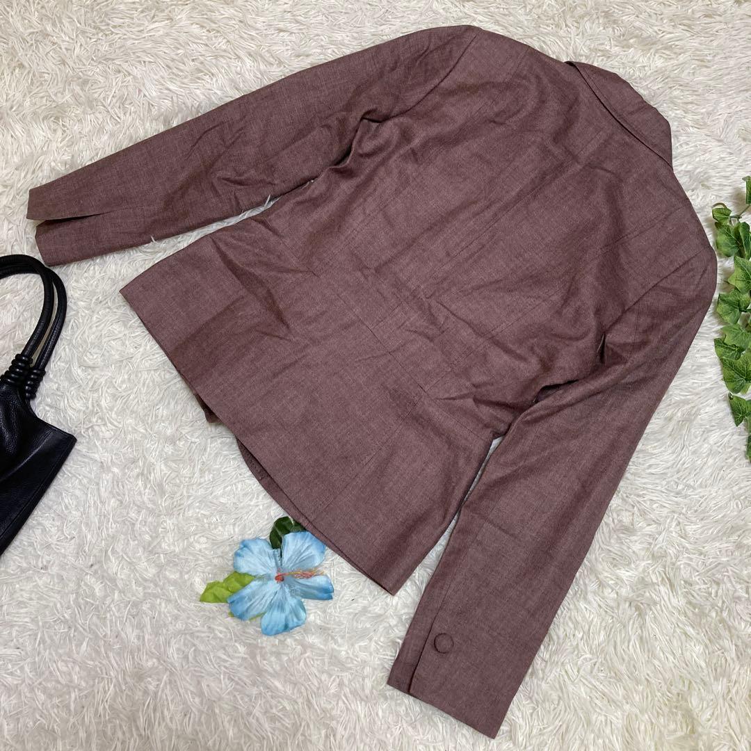 新品未使用　最高級　HERNO ヘルノ　テーラードジャケット　くすみ紫　XL