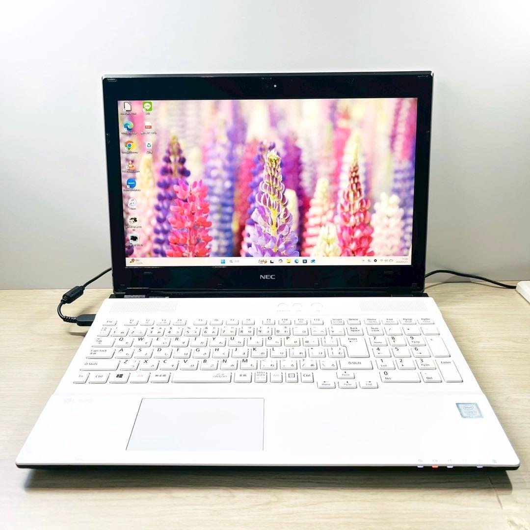 爆速SSD✨Windows11 ノートパソコン オフィス カメラ i5 白