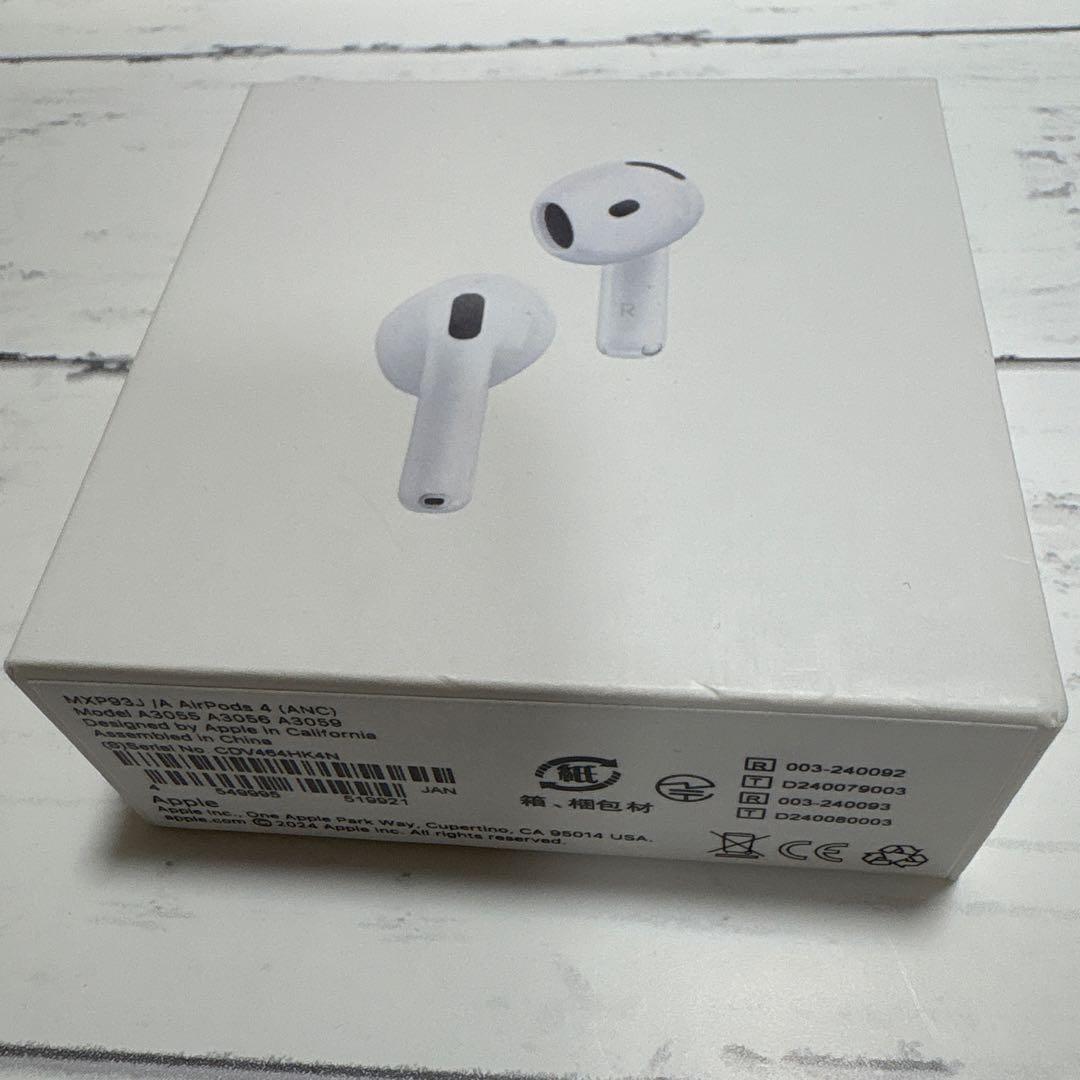 Apple AirPods 4 (ANC) 本体ノイズキャンセリング搭載　 中古
