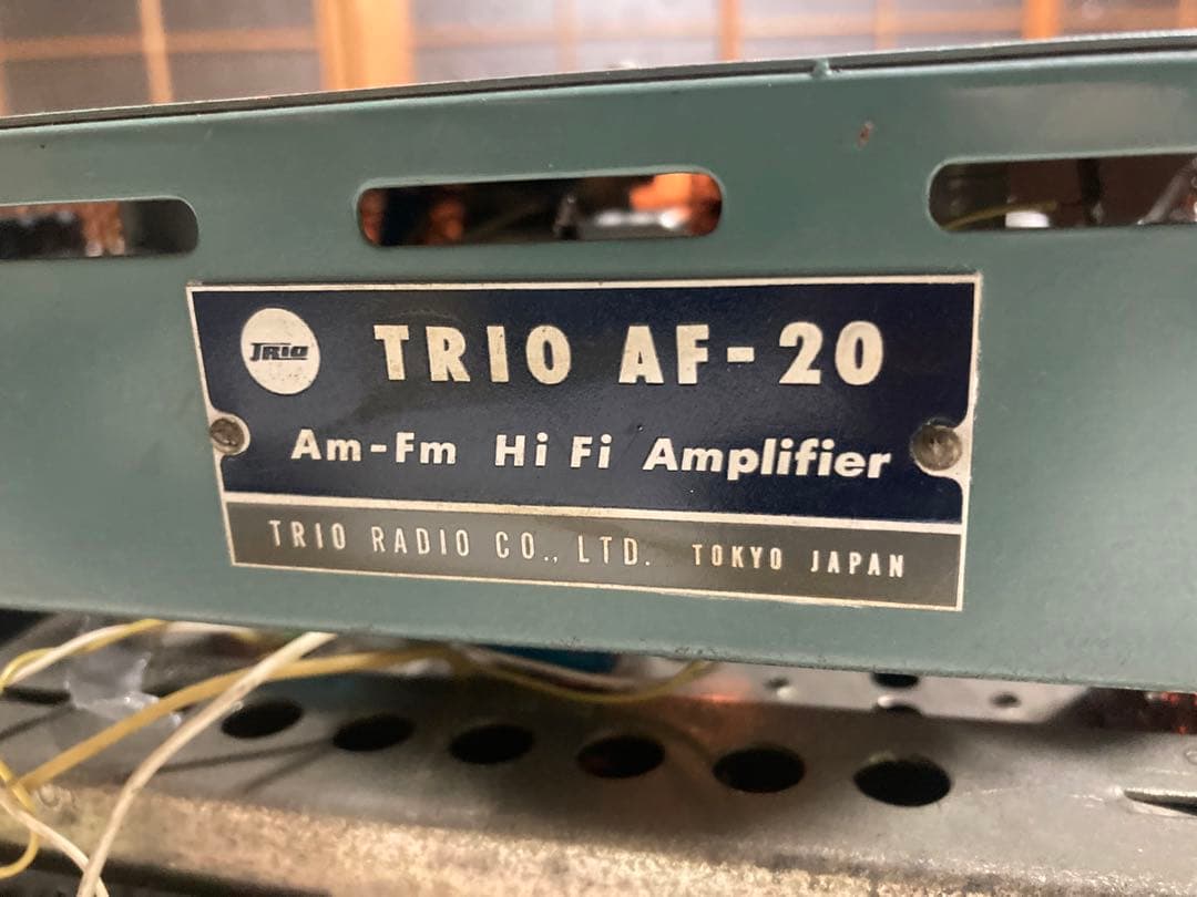 ジャンク品TRIO AF-20 AM-FM Hi Fi Amplifier
