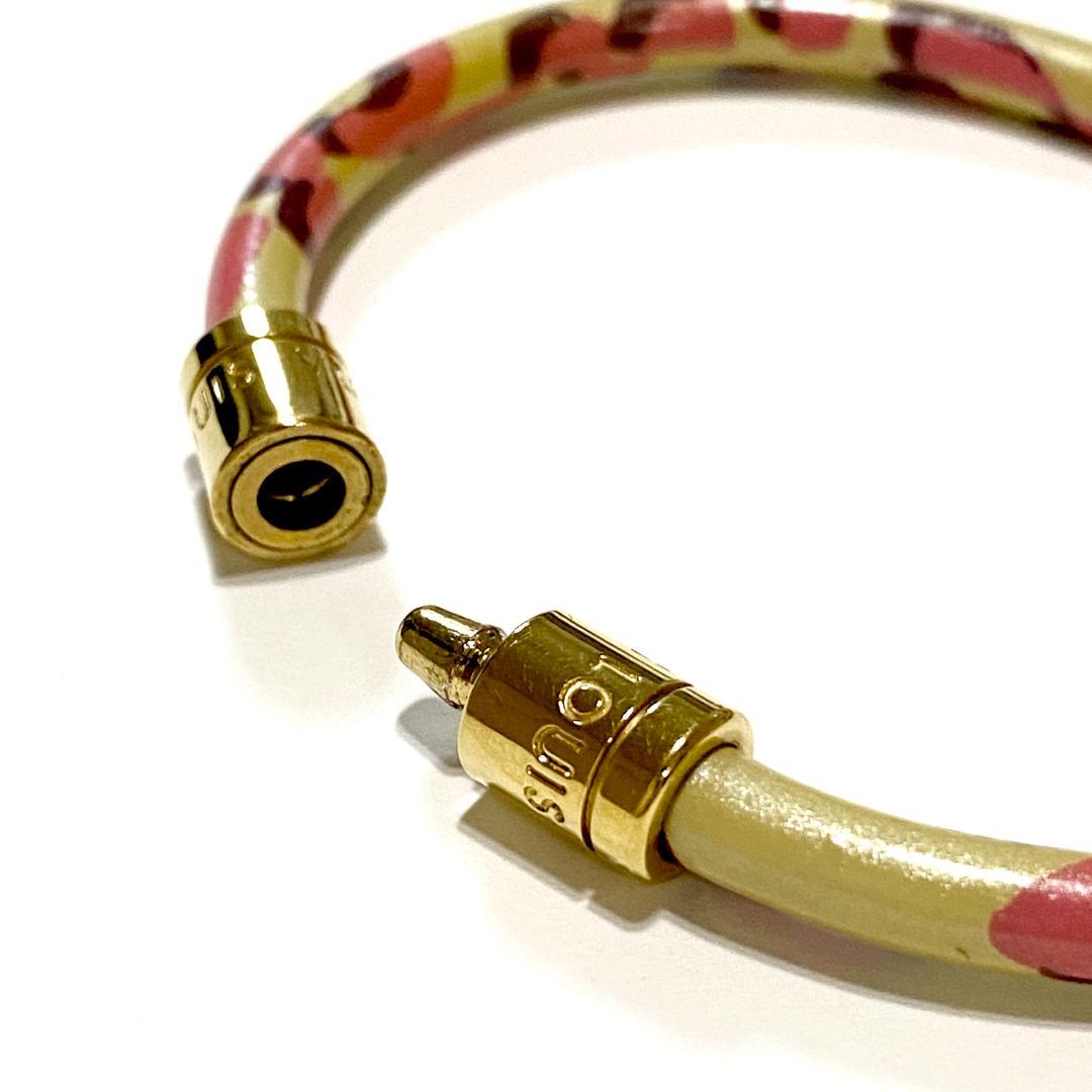 LOUIS VUITTON ブラスレキープイット レオパード バングル