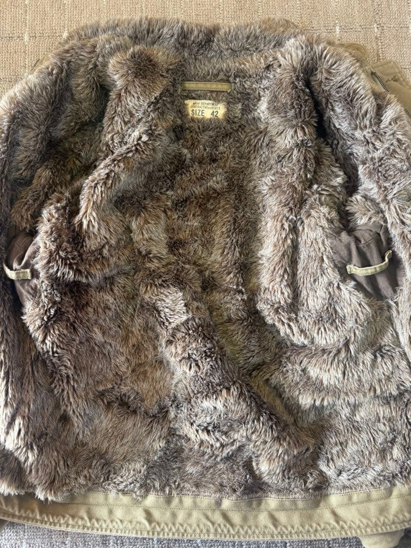 HOUSTON N-1 デッキジャケット　オーバーダイ　Size42