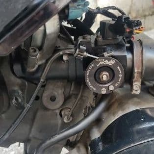 VGGROWビックスロットル ロングファンネル ステルスミラー3点セット