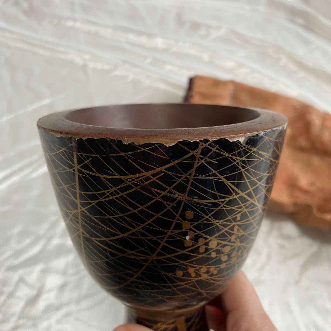 大鼓　胴　蒔絵　和楽器　希少　鼓　骨董　中古　太鼓