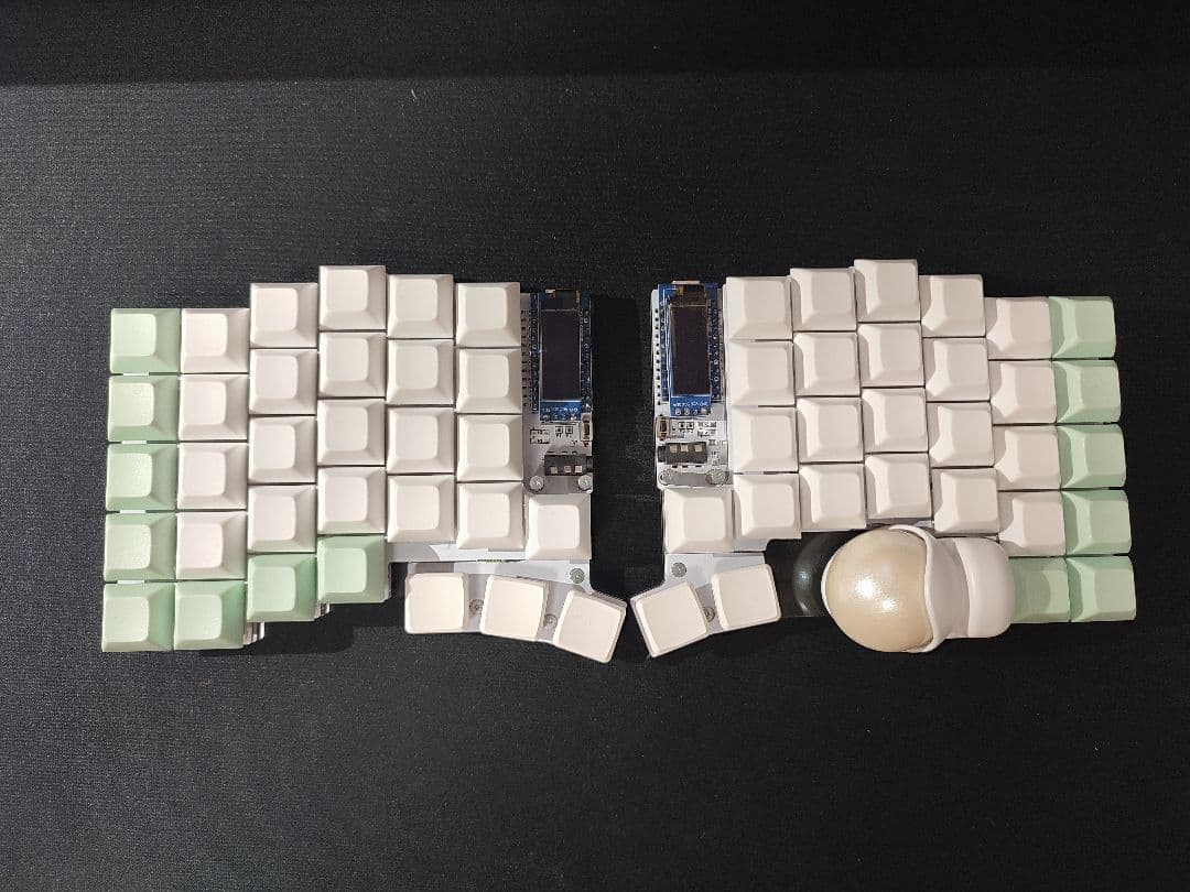 完成品 keyball61 TRRSケーブル、タイプCケーブルなどのおまけ付き