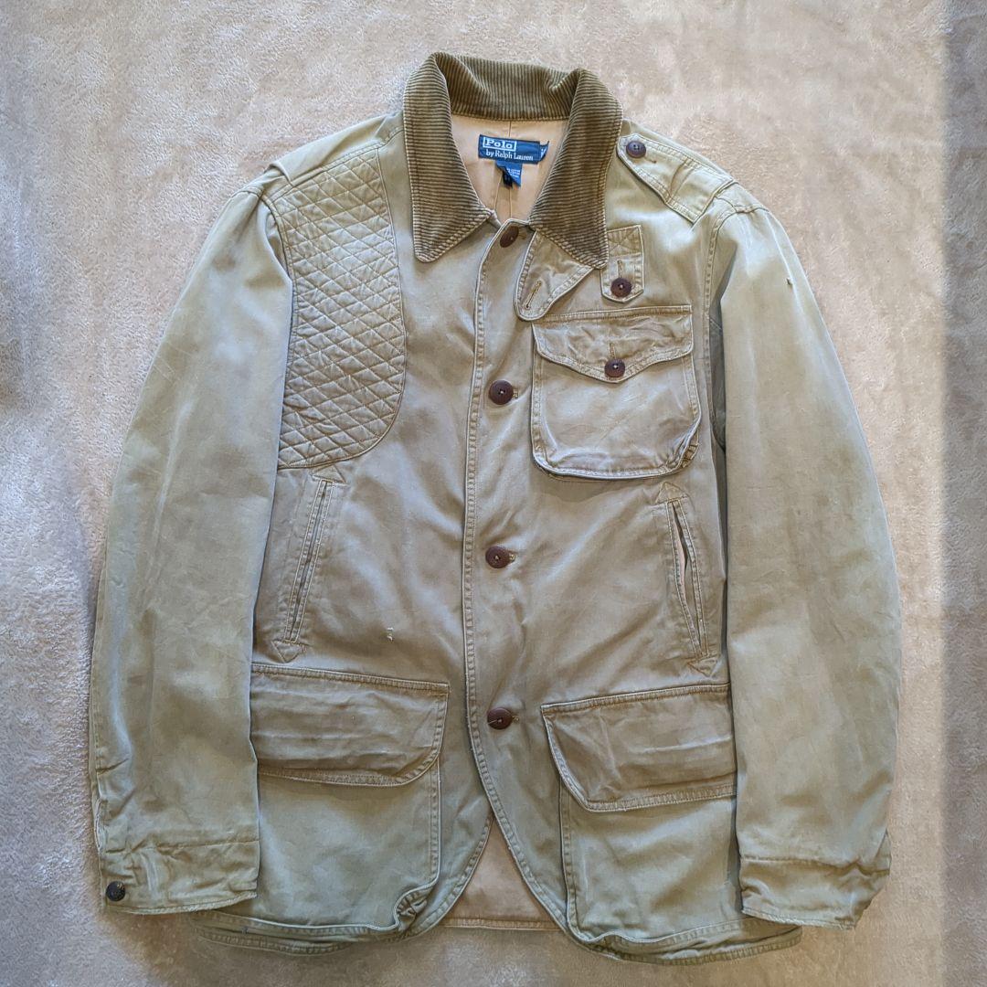 c*y様 90年代　ラルフローレン　ミリタリーハンティングジャケットオリーブ　コ