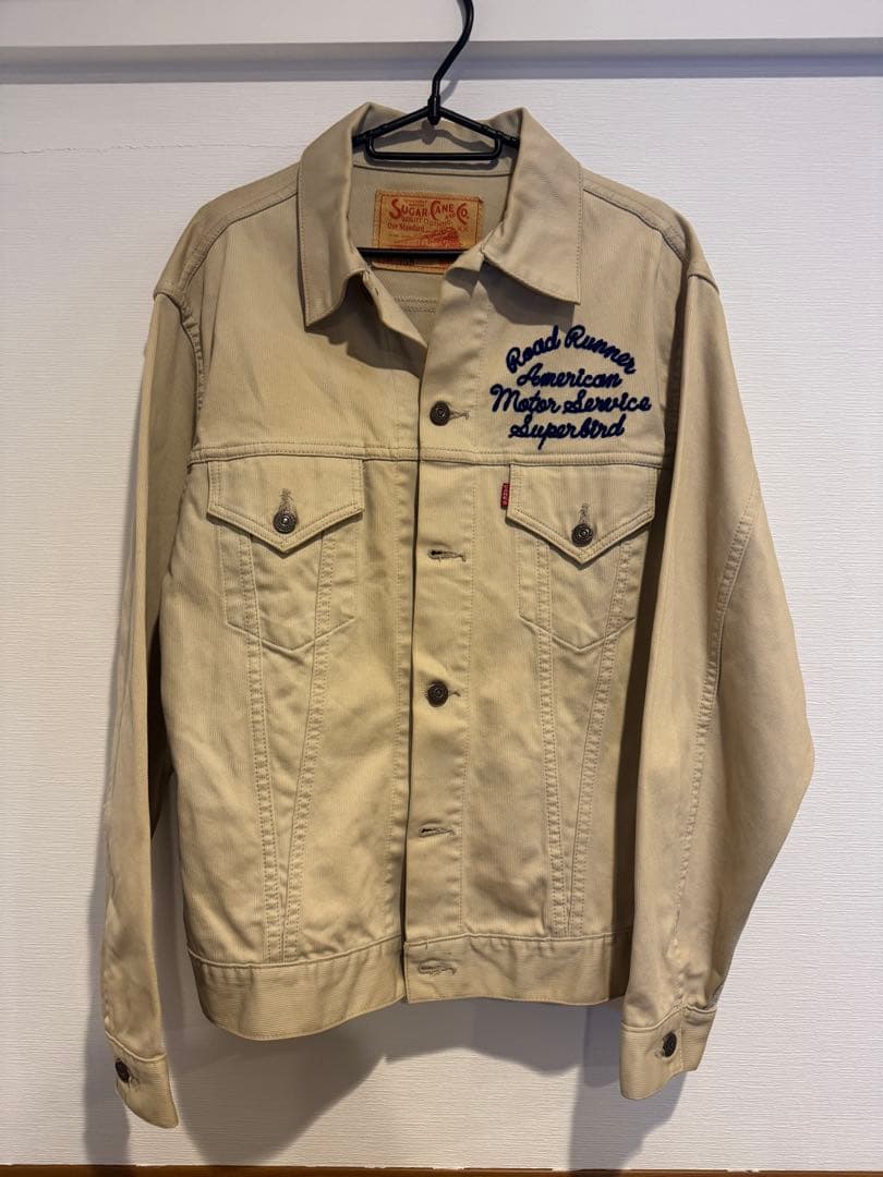 Sugar Cane デニムジャケット　ロードランナー刺繍