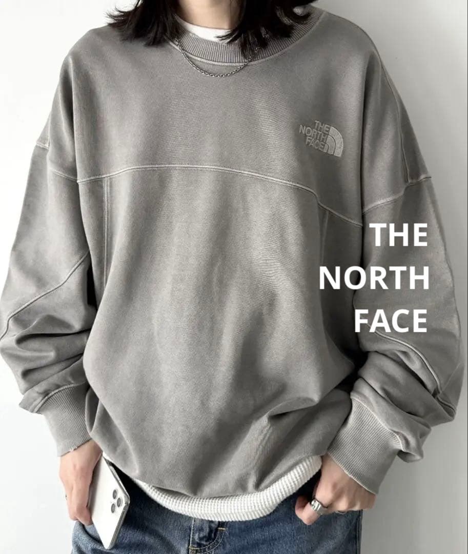 新品　THE NORTH FACE ワンポイント ロゴ刺繍 オーバースウェット