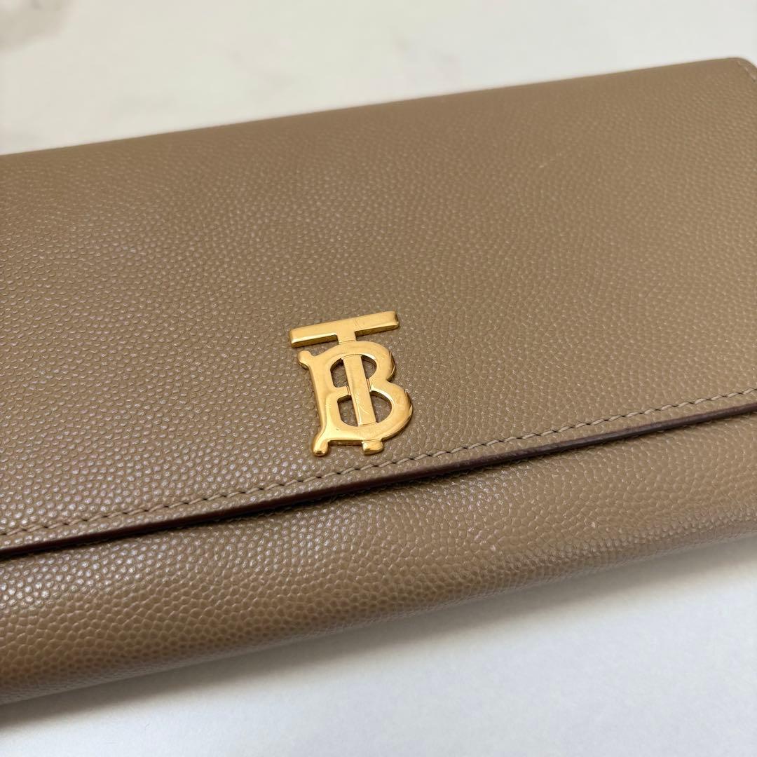 BURBERRY バーバリー TB コンチネンタル ロングウォレット ベージュ